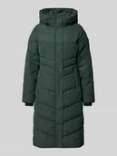 Płaszcze damskie - Płaszcz pikowany z kapturem - miniaturka - grafika 1