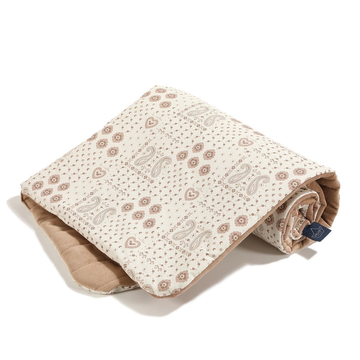La Millou Ciepły Koc Velvet BANDANA CREAM L