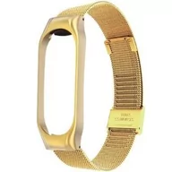 Akcesoria do smartwatchy - Best Accessories BRANSOLETA MILANESEBAND XIAOMI MI BAND 2 GOLDEN 2258 - miniaturka - grafika 1