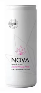 NOVA NAPÓJ ENERGETYZUJĄCY O SMAKU MARAKUJA - MANGO - MIĘTA BIO 250 ml - NOVA BP-5419980044129 - Napoje energetyczne i izotoniczne - miniaturka - grafika 1