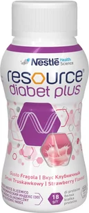 NESTLE Resource Diabet Plus 4x200 ml smak truskawkowy - Żywienie medyczne - miniaturka - grafika 2