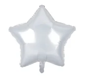 Balony i akcesoria - GoDAN Balon foliowy 19" na urodziny, Gwiazda biała BFOL/6862-5 - miniaturka - grafika 1