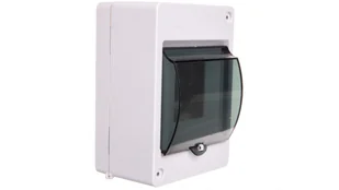 SCHNEIDER Obudowa-S-4-z-szybą-N+PE-IP-30-D-drzwi-transparentne-dymne 147864 - Puszki elektryczne i akcesoria - miniaturka - grafika 2