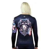 Kimona, stroje i obuwie - Rashguard damski Ground Game Asami z długim rękawem - miniaturka - grafika 1