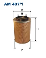 Filtry powietrza - Filtron AM 407/1 FILTR POWIETRZA - miniaturka - grafika 1