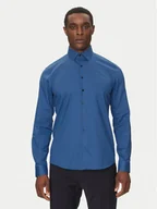 Koszule męskie - Calvin Klein Koszula K10K114298 Niebieski Slim Fit - miniaturka - grafika 1