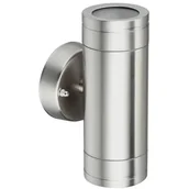 Lampy ogrodowe - Polux Kinkiet ogrodowy OLIMP SG672 2xGU10 INOX zł 2088 (208835) - miniaturka - grafika 1