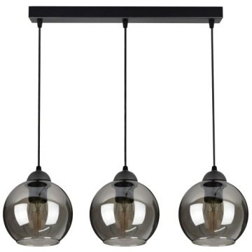 Szklana Lampa Wisząca Sufitowa Żyrandol Kule Led