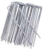 Agrowłókniny - Ocynkowane SZPILKI STALOWE kotwy kołki DO MOCOWANIA AGROWŁÓKNINY 15cm x25 - miniaturka - grafika 1