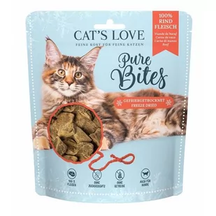 CAT'S LOVE PURE BITES WOŁOWINA 40G - Przysmaki dla kotów - miniaturka - grafika 1