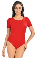 Body - Shirty czerwone body damskie 2403, Kolor czerwony, Rozmiar 3XL, Teyli - Primodo.com - miniaturka - grafika 1