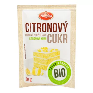 Amylon - Cukier Cytrynowy BIO, 20 g - Cukier i słodziki - miniaturka - grafika 1