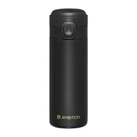 Kubki termiczne - Kubek termiczny z ustnikiem Alice Ambition czarny 350ml - miniaturka - grafika 1