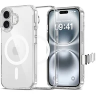 Etui i futerały do telefonów - Etui TECH-PROTECT Flexair Hybrid CC do Apple iPhone 16 Przezroczysty - miniaturka - grafika 1