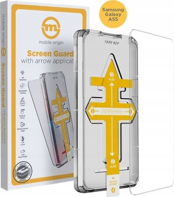 Mobile Origin Screen Guard with arrow applicator - Galaxy A55