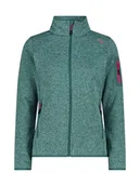 Kurtki damskie - CMP Kurtka polarowa w kolorze zielonym - miniaturka - grafika 1