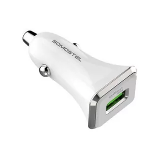 Somostel Ładowarka  SMS-A43 USB 3A biały 028901 28901 - Ładowarki samochodowe - miniaturka - grafika 1