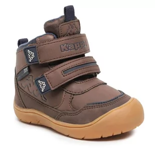 Śniegowce Kappa 280020M Brown/Navy 5067 - Buty dla chłopców - miniaturka - grafika 1