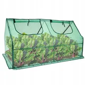 Szklarnie ogrodowe - Mini SZKLARNIA ogrodowa 180 x 90 do uprawy ROŚLIN na grządkę TUNEL FOLIOWY - miniaturka - grafika 1