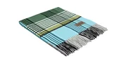 Koce - Eskimo Pled bawełniany Morcote Mint/Green - miniaturka - grafika 1