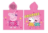 Ręczniki - Carbotex Ręcznik poncho 50x115 ŚWINKA PEPPA PP215009-PONCHO - miniaturka - grafika 1