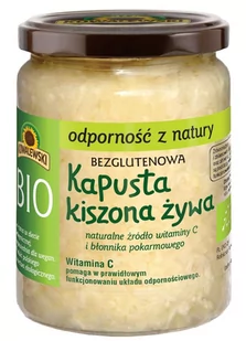 Kowalewski (przetwory warzywne, dania gotowe) KAPUSTA KISZONA NIEPASTERYZOWANA BEZGLUTENOWA BIO 400 g - BP-5900900003024 - Warzywa w marynacie - miniaturka - grafika 1