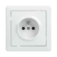 Wyłączniki światła i elektryczne - LEDart LEXMAN pojedyncze 2P + Z SLIM biały LEXMAN - miniaturka - grafika 1