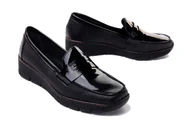 Czółenka - RIEKER 53732-00 black, półbuty damskie - Rieker - miniaturka - grafika 1