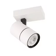 Lampy sufitowe - Italux Spot LAMPA sufitowa LACONI SPL-2813-1B-WH metalowa OPRAWA regulowany reflektorek białe czarne SPL-2813-1B-WH - miniaturka - grafika 1