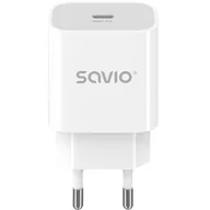 Ładowarki do telefonów - SAVIO LA-09 Ładowarka sieciowa 20W Biała - miniaturka - grafika 1