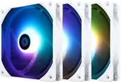 Wentylatory komputerowe - Thermalright TL-C14W-S X3 PWM ARGB Baltas 3vnt. 140mm Juodi Ventiliatoriai TL-C14W-S-3 - miniaturka - grafika 1