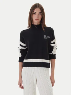 Guess Golf W5BR78 Z4242 Czarny Relaxed Fit - Swetry damskie - miniaturka - grafika 1