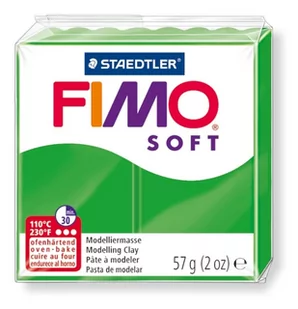 Fimo GDD Grupa Dystrybucyjna Daccar Soft, masa termoutwardzalna, modelina, zielona - Masy plastyczne - miniaturka - grafika 1