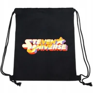 Plecaki worki - Worek Plecak Czarny STEVEN UNIWERSE Do Szkoły Wzory - miniaturka - grafika 1