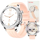 Smartwatch - Artnico Z95 MINI srebrno-różowy - miniaturka - grafika 1