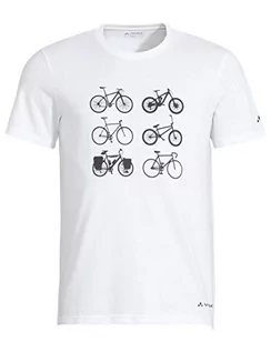 Koszulki męskie - VAUDE VAUDE Męski męski T-shirt Cyclist V T-Shirt biały biały XXL 42125 - grafika 1