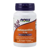 Witaminy i minerały - Now Foods NOW Astaxanthin 4mg 60vegcaps - miniaturka - grafika 1