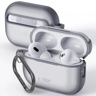 Etui na słuchawki TECH-PROTECT Magmat do Apple Airpods Pro 1/2 Szary - Akcesoria do słuchawek - miniaturka - grafika 1