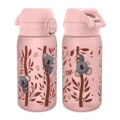 Bidony dla dzieci - ION8 Różowa butelka na wodę dla dzieci w misie koala 350 ml - miniaturka - grafika 1