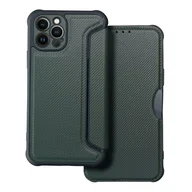 Etui i futerały do telefonów - Etui na telefon komórkowy "Razor" z magnetyczną osłoną na aparat, kompatybilne z iPhone 14 Pro Max Green - miniaturka - grafika 1