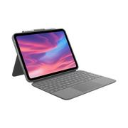 Akcesoria do tabletów i e-booków - Logitech Combo Touch etui z klawiaturą iPad 10.9'' (10. gen.) UK (szary oksfordzki) - miniaturka - grafika 1