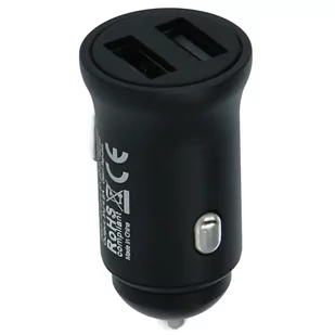 SWISSTEN Czarna Ładowarka samochodowa 2xUSB 4,8A - Ładowarki samochodowe - miniaturka - grafika 2