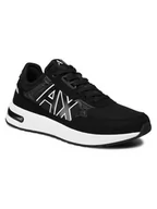 Sneakersy męskie - Armani Exchange Sneakersy XUX090 XV276 00002 Czarny - miniaturka - grafika 1