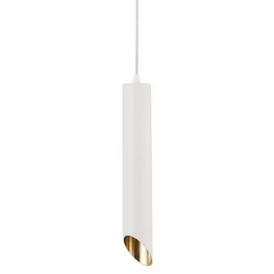 Wisząca lampa Lipari P044PL-01-40GU10-W Maytoni tuba biała złota - Lampy sufitowe - miniaturka - grafika 1