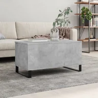 Ławy i stoliki kawowe - Stolik kawowy, szarość betonu, 90x44,5x45 cm Lumarko! - miniaturka - grafika 1