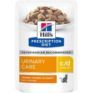 Mokra karma dla kotów - Hills Prescription Diet c/d Feline z Kurczakiem Saszetka 85g 965 - miniaturka - grafika 1