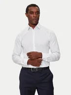 Koszule męskie - Calvin Klein Koszula K10K113537 Biały Slim Fit - miniaturka - grafika 1