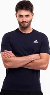 Koszulki męskie - Adidas Koszulka męska adidas Essentials Jersey Embroidered Small Logo granatowa HY3404 XL - miniaturka - grafika 1