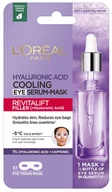 Kosmetyki pod oczy - Loreal Paris Tekstylna maska na oczy z efektem chłodzącym Revita lift Filler Cooling Eye Serum Mask) 11 g - miniaturka - grafika 1