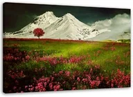 Obrazy i zdjęcia na płótnie - Obraz na płótnie, Krajobraz górski natura 120x80 - miniaturka - grafika 1